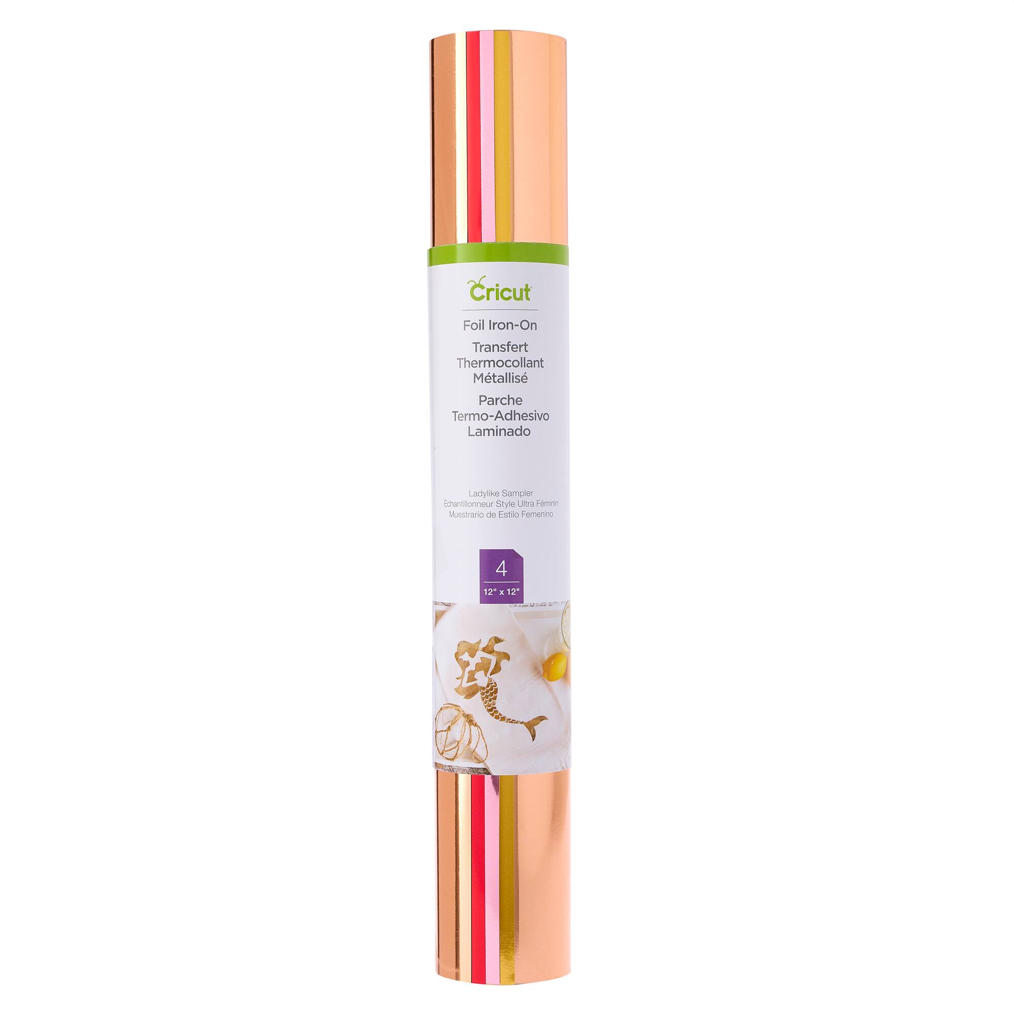 Cricut® Foil Iron-On™ Ladylike Sampler